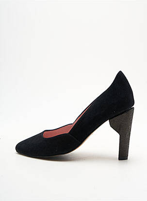 Escarpins nubuck talon de 7 à 9cm noir ALEGORY femme