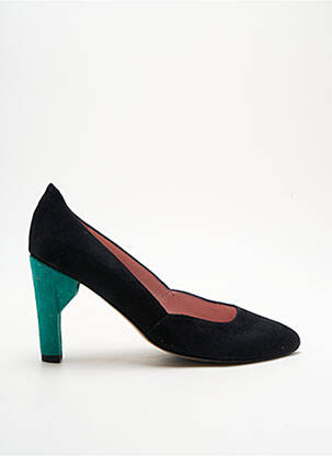 Escarpins nubuck talon de 7 à 9cm noir ALEGORY femme
