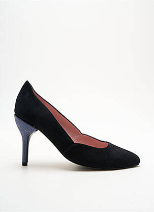 Escarpins nubuck talon de 7 à 9cm noir ALEGORY femme