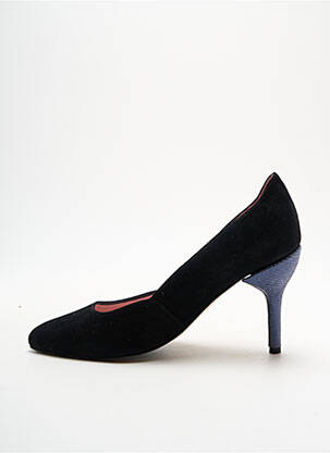 Escarpins nubuck talon de 7 à 9cm noir ALEGORY femme