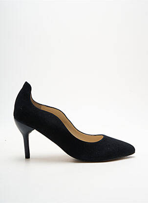 Escarpins nubuck talon de 7 à 9cm noir ALEGORY femme