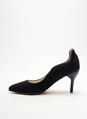 Escarpins nubuck talon de 7 à 9cm noir ALEGORY femme