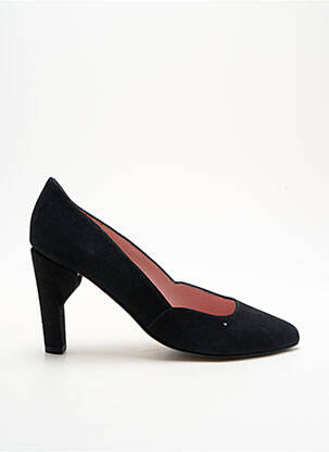 Escarpins nubuck talon de 7 à 9cm noir ALEGORY femme