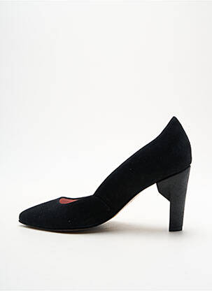Escarpins nubuck talon de 7 à 9cm noir ALEGORY femme