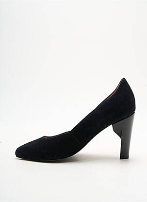 Escarpins nubuck talon de 7 à 9cm noir ALEGORY femme