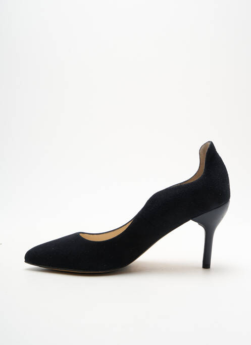 Escarpins nubuck talon de 7 à 9cm noir ALEGORY femme