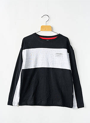 T-shirt manches longues manches longues noir TIFFOSI garcon