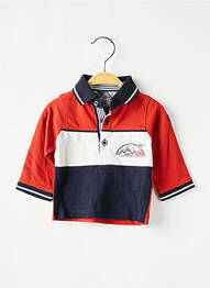Polo manches longues manches longues orange ELLE EST OU LA MER garcon