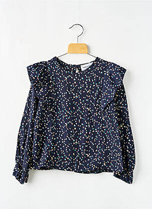 Blouse bleu CAMILLE DE PARIS pour fille