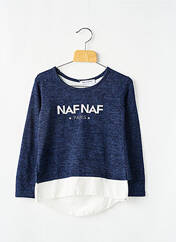 Pull bleu NAF NAF pour fille seconde vue