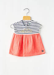 Robe courte orange ELLE EST OU LA MER pour fille seconde vue