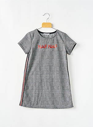 Robe mi-longue gris NAF NAF pour fille