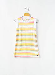 Robe mi-longue jaune ELLE EST OU LA MER pour fille seconde vue