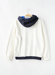 Sweat-shirt à capuche blanc NUKUTAVAKE pour garçon seconde vue