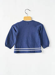 Top bleu ELLE EST OU LA MER pour fille seconde vue