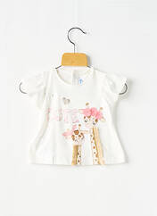 T-shirt blanc MAYORAL pour fille seconde vue
