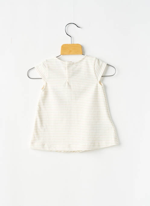 Robe courte blanc MAYORAL pour fille