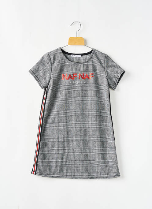Robe mi-longue gris NAF NAF pour fille