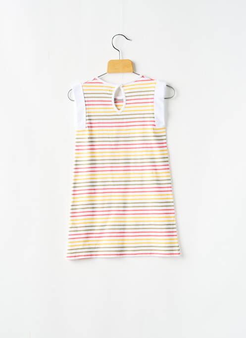 Robe mi-longue jaune ELLE EST OU LA MER pour fille