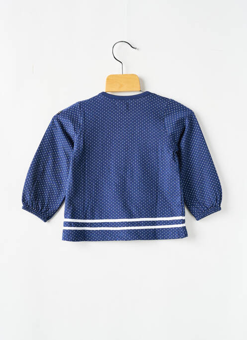 Top bleu ELLE EST OU LA MER pour fille