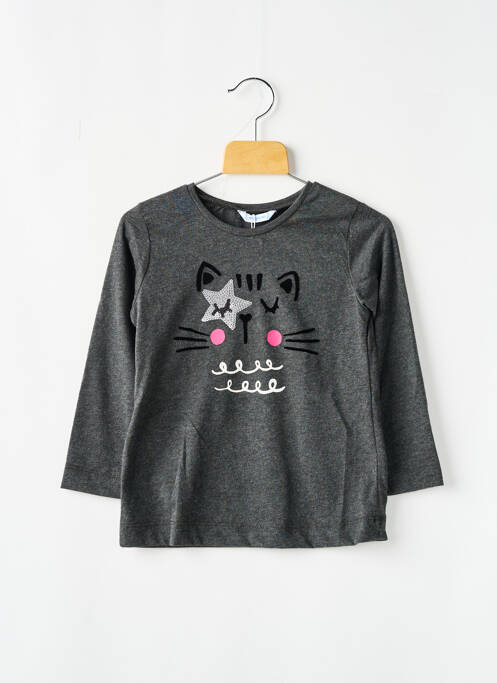 T-shirt gris MAYORAL pour fille