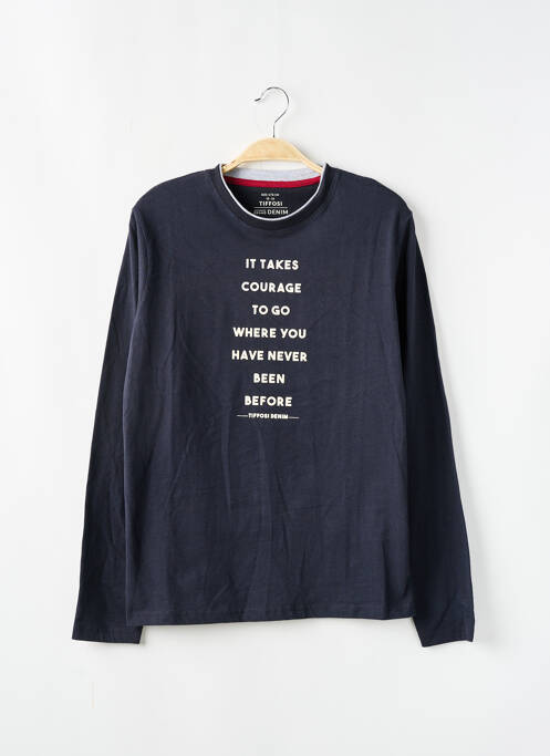 T-shirt bleu TIFFOSI pour garçon