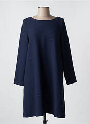 Robe courte bleu INDI & COLD pour femme seconde vue