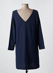 Robe courte bleu INDI & COLD pour femme seconde vue