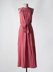 Robe longue rose INDI & COLD pour femme seconde vue