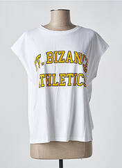 T-shirt blanc BIZANCE pour femme seconde vue