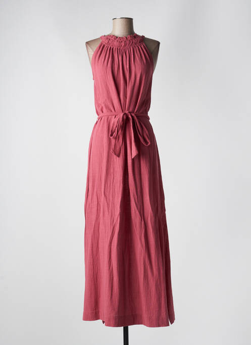 Robe longue rose INDI & COLD pour femme