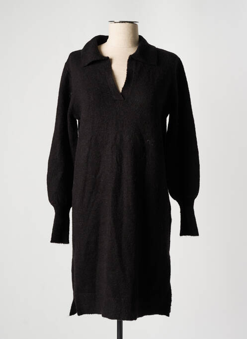 Robe pull noir KAFFE pour femme