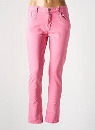 Pantalon slim poches rose KAROSTAR femme
