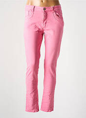 Pantalon slim rose KAROSTAR pour femme seconde vue