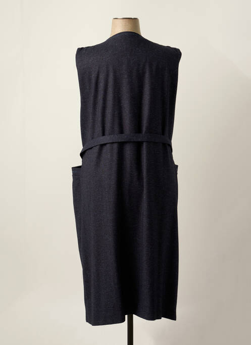 Robe mi-longue bleu fonce GEVANA pour femme