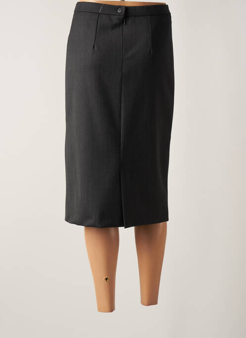 Jupe mi-longue gris GEVANA pour femme
