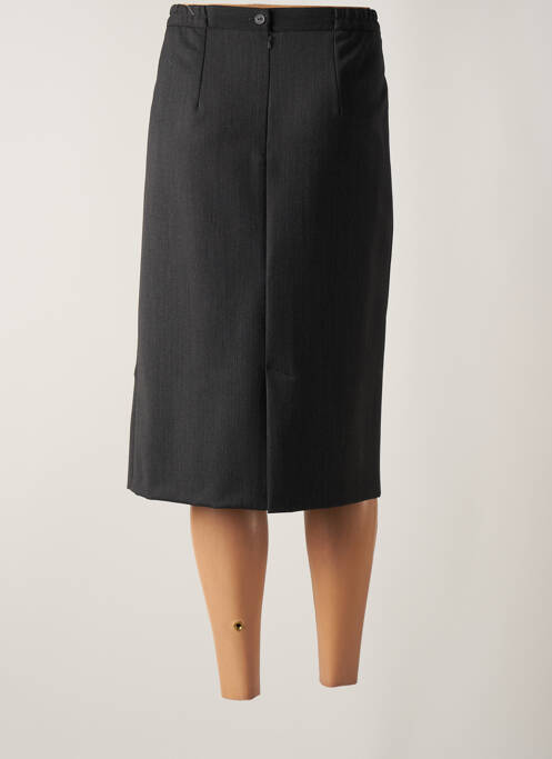 Jupe mi-longue gris GEVANA pour femme