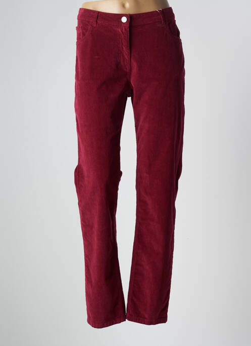 Pantalon droit rouge AGATHE & LOUISE pour femme