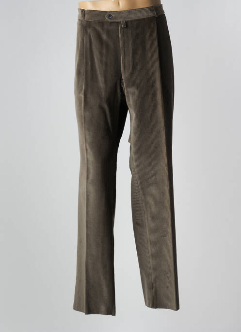 Pantalon droit beige COSSERAT pour homme