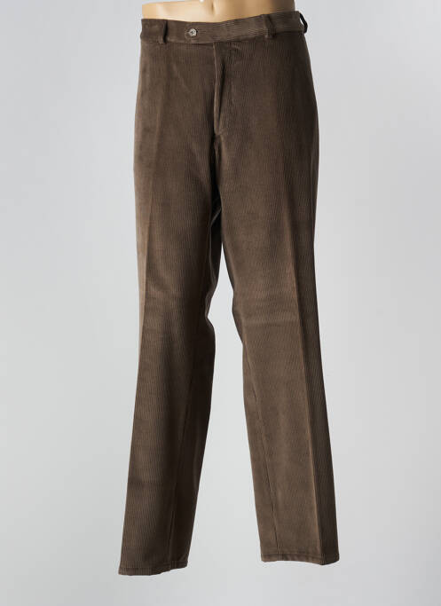 Pantalon droit beige MODEXAL pour homme