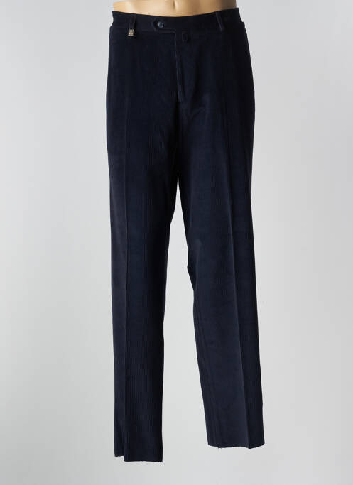 Pantalon droit bleu LUC SAINT ALBAN pour homme