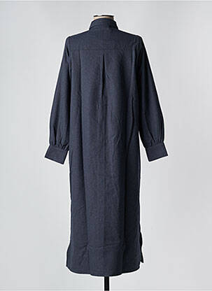 Robe longue manches longues manches longues bleu PETITE LUCETTE femme