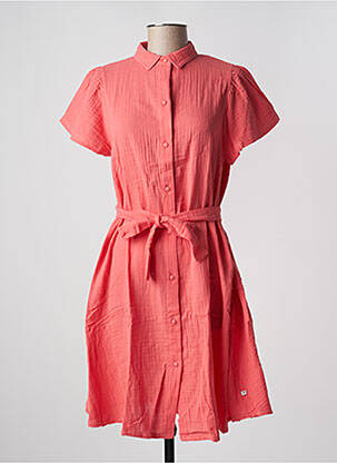 Robe courte manches courtes manches courtes rose PETITE LUCETTE femme