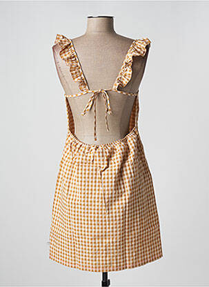 Robe mi-longue sans manche sans manche beige PETITE LUCETTE femme