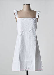 Robe mi-longue coupe cintrée fines bretelles gris PETITE LUCETTE femme