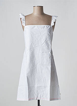 Robe mi-longue coupe cintrée fines bretelles gris PETITE LUCETTE femme