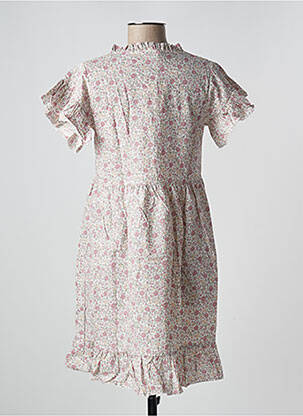 Robe courte coupe évasée manches courtes violet PETITE LUCETTE femme