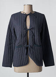 Veste casual col rond bleu PETITE LUCETTE femme