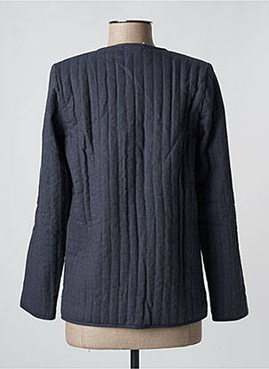 Veste casual col rond bleu PETITE LUCETTE femme