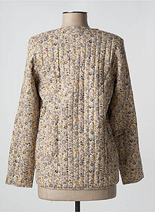 Veste casual col rond jaune PETITE LUCETTE femme